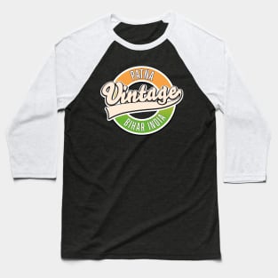 Patna Bihar vintage style logo Baseball T-Shirt